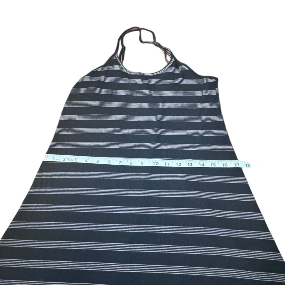 Maurices Spaghetti Strap Black Striped Dress High Low Women’s Size M - Picture 4 of 10